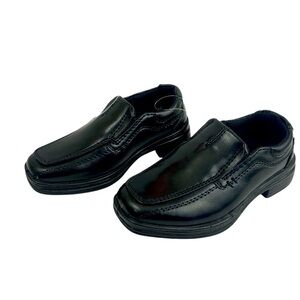 NWT Deer Stags Kids Wise Loafers Black Size 7 Toddler Slip on Dress Shoes